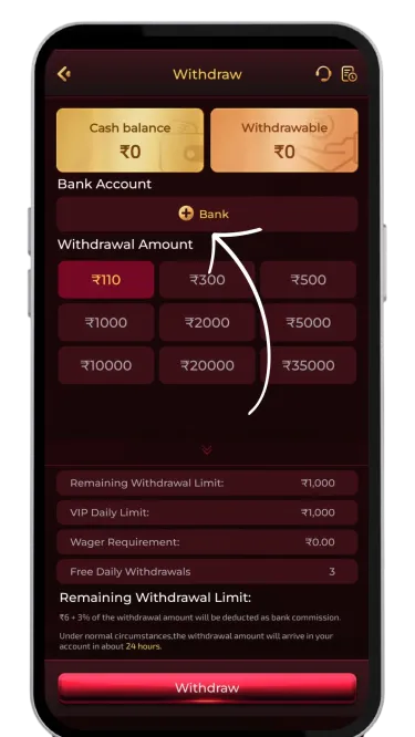 Add a bank details
